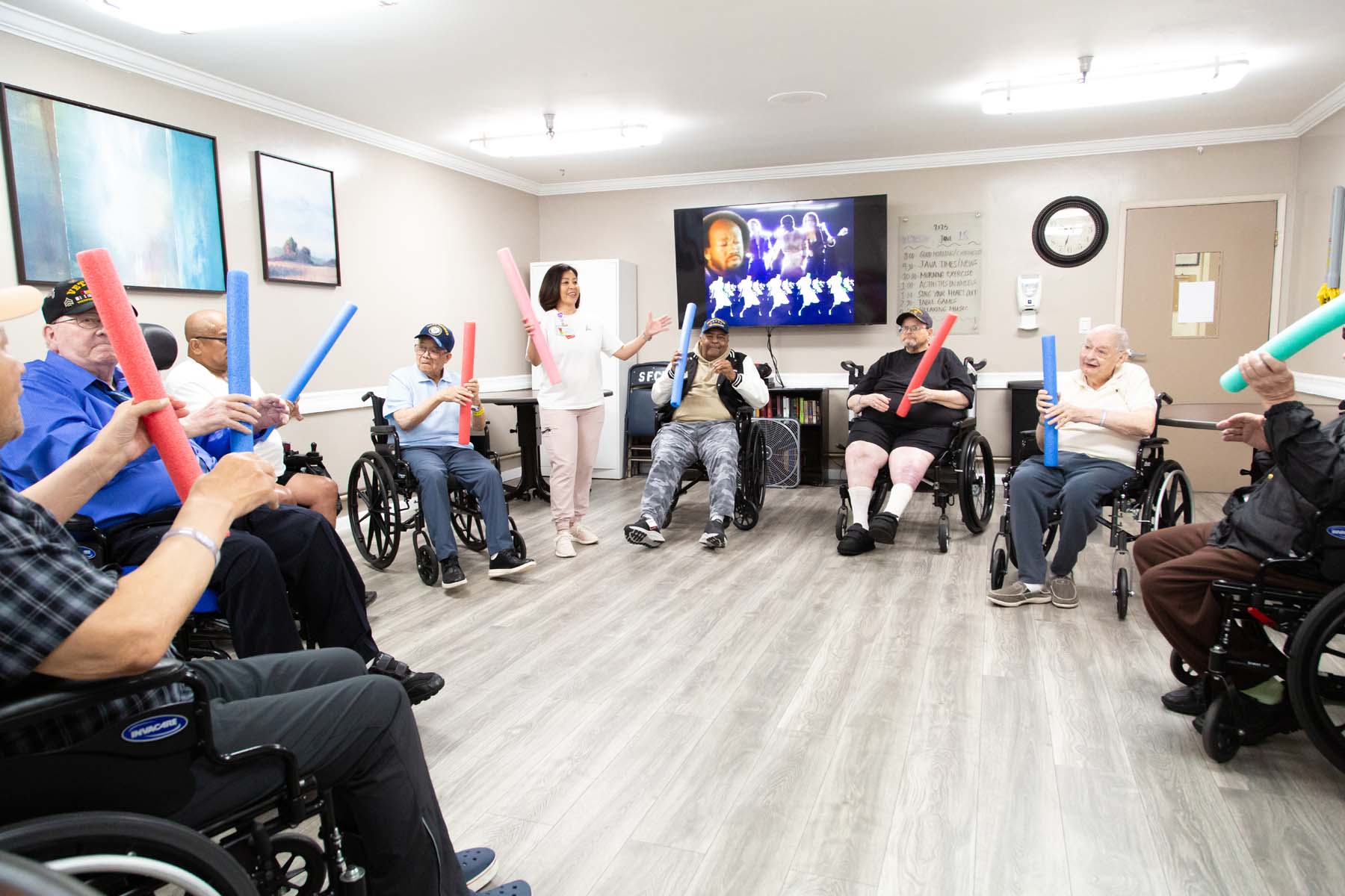 Beachside Post Acute meeting room