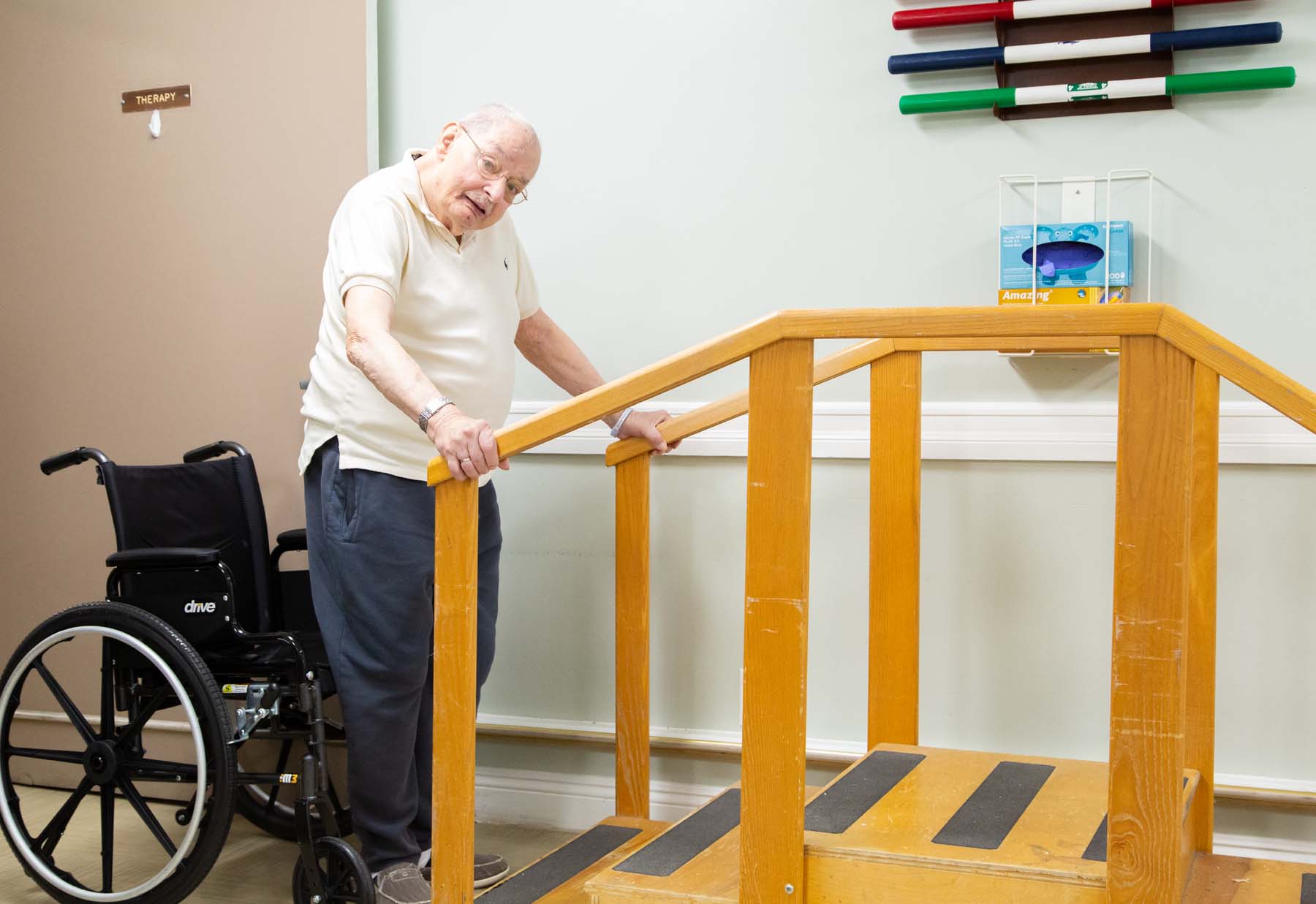 Beachside Post Acute therapy senior patient walking