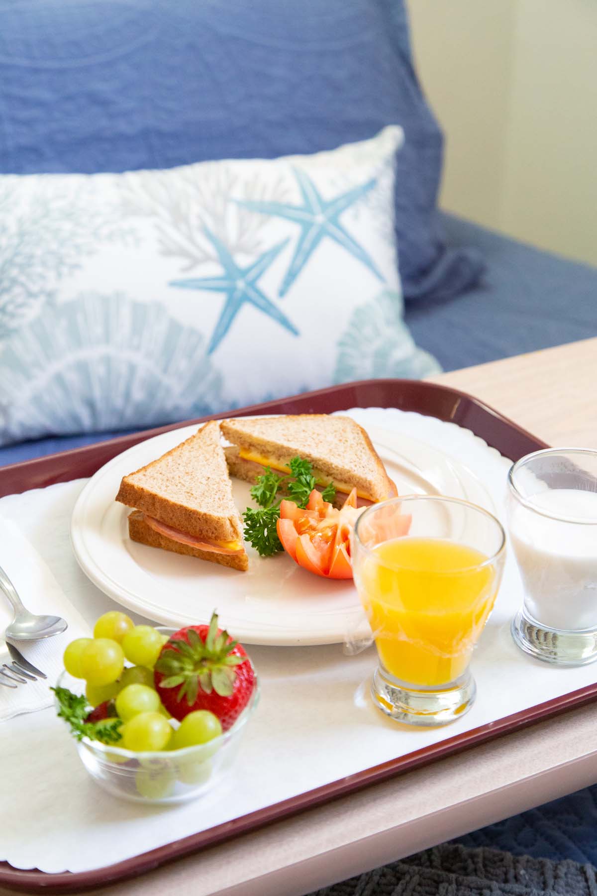 Beachside Post Acute therapy rest room food verticle view