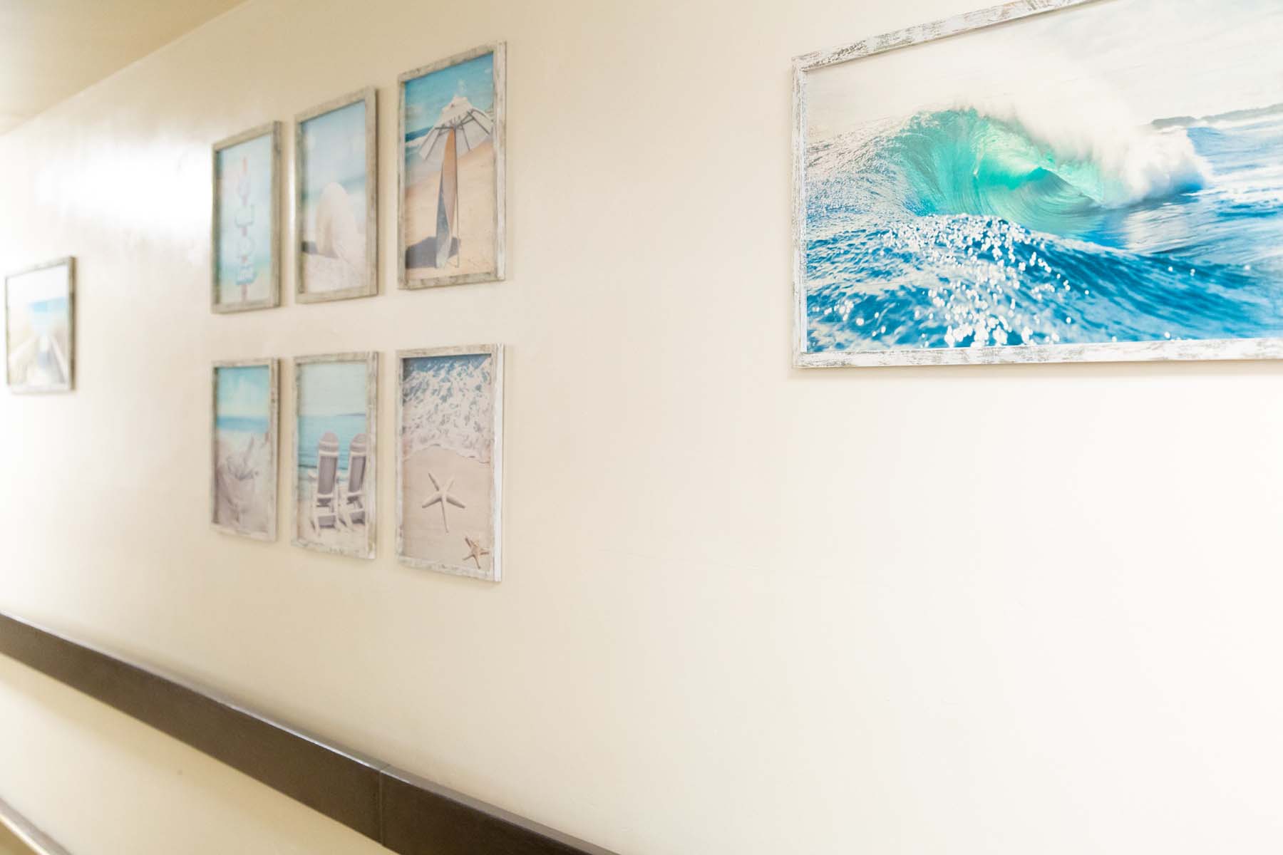 Beachside Post Acute therapy painting wall