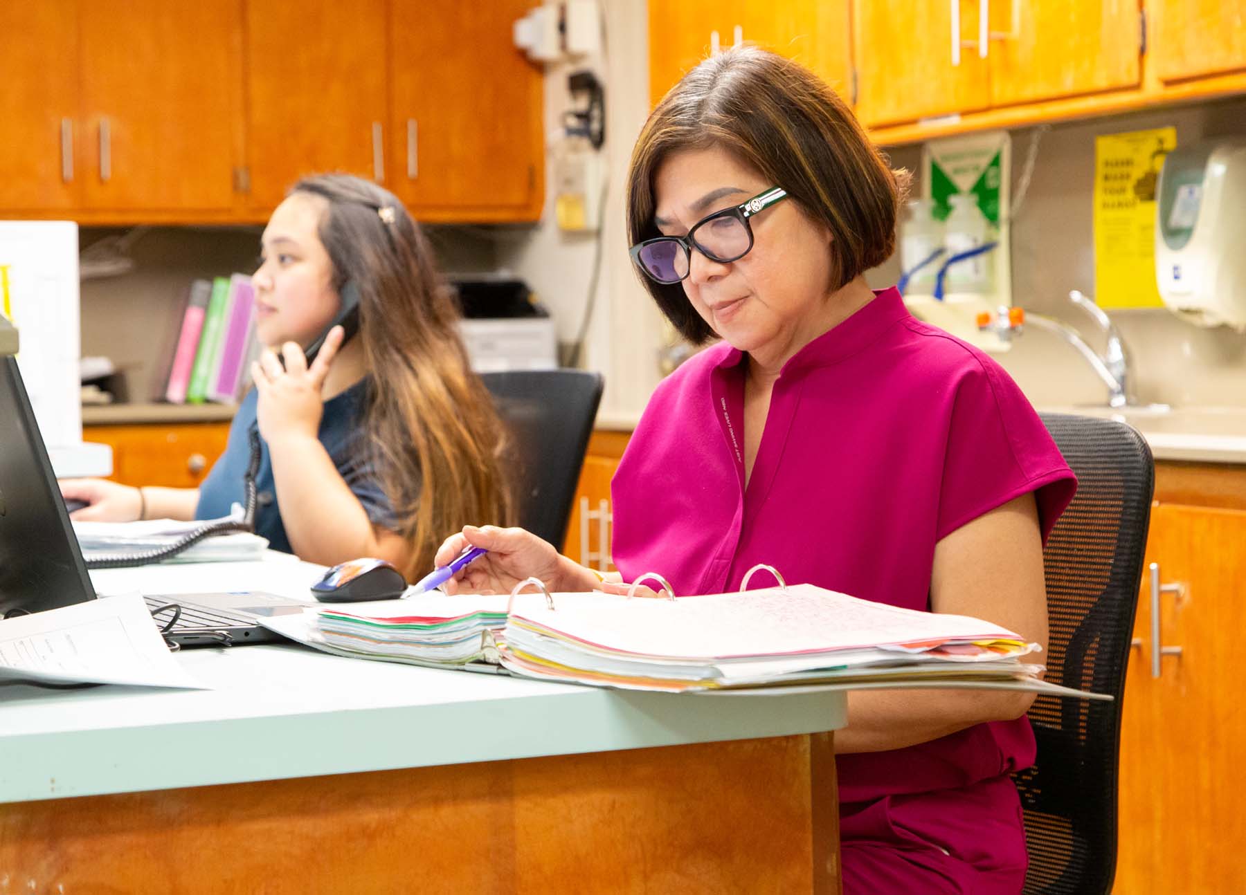 Beachside Post Acute therapy receptionists