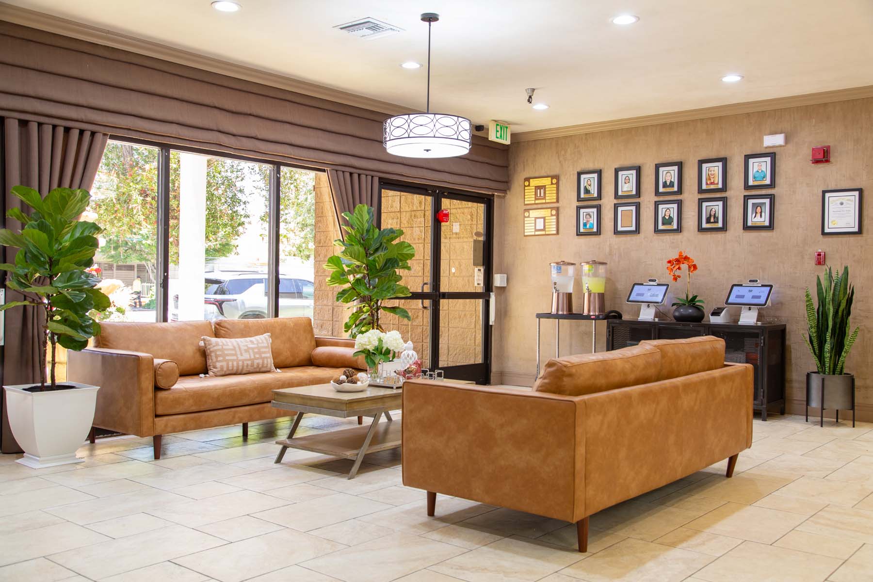 Beachside Post Acute waiting room