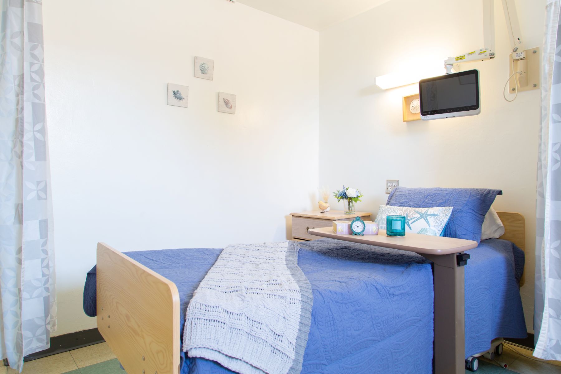 Beachside Post Acute patient room view